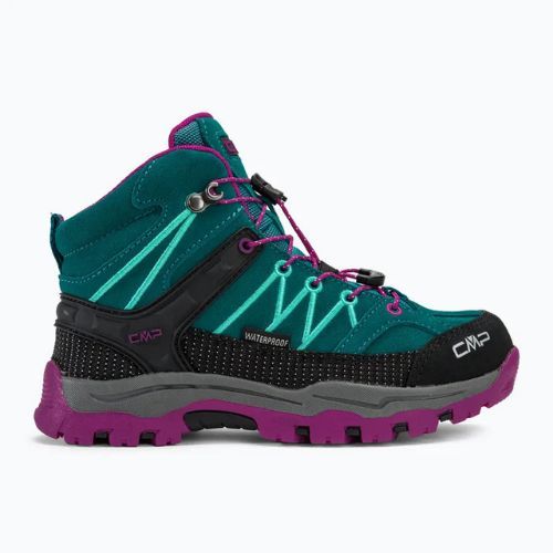Scarponi da trekking per bambini CMP Rigel Mid lago/rosa fluo