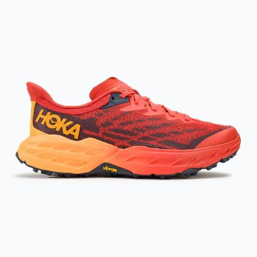 Scarpe da corsa da uomo HOKA Speedgoat 5 fiesta/giallo radiante