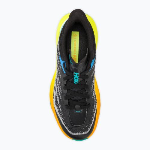 Scarpe da corsa da donna HOKA Speedgoat 5 nero/primula serale