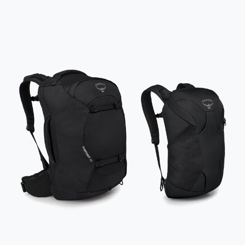 Zaino da trekking Osprey Farpoint 55 l nero da uomo