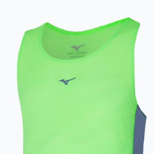 Canotta da running da uomo Mizuno Aero Tank verde chiaro