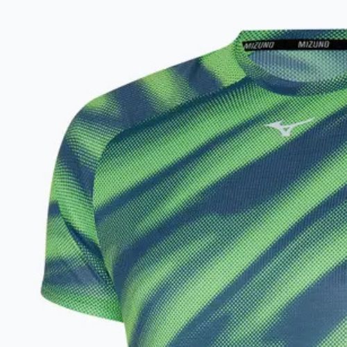 Maglietta da corsa Mizuno DAF Graphic Tee verde chiaro da uomo