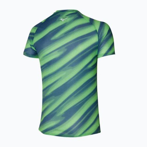 Maglietta da corsa Mizuno DAF Graphic Tee verde chiaro da uomo