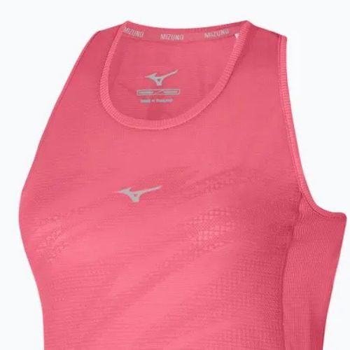 Canotta running donna Mizuno Aero Tank sunkissed coral