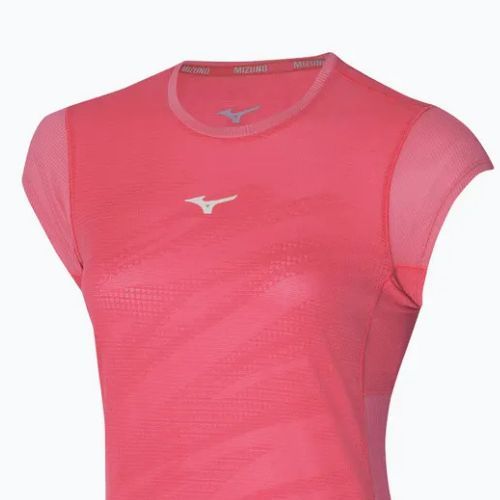 Maglietta da corsa da donna Mizuno Aero Tee sunkissed coral