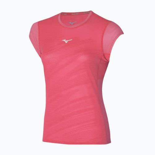 Maglietta da corsa da donna Mizuno Aero Tee sunkissed coral