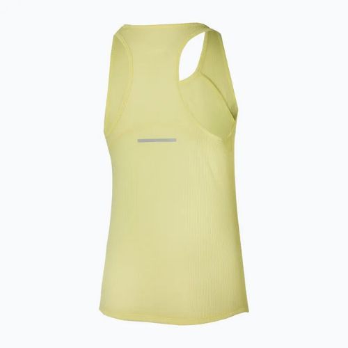 Canotta running donna Mizuno DryAeroFlow Tank giallo lime pallido