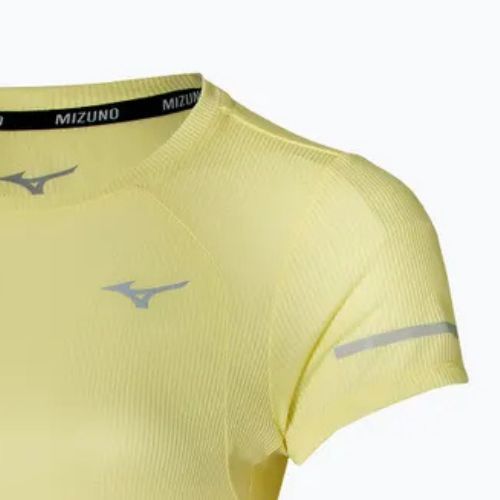 Maglietta da corsa da donna Mizuno DryAeroFlow Tee giallo lime pallido