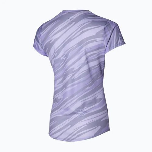 Maglietta da corsa da donna Mizuno Core Graphic Tee lilla pastello