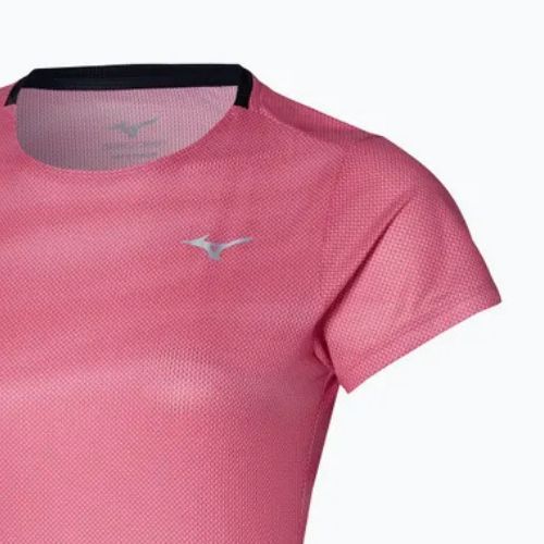 Maglietta da corsa da donna Mizuno Premium Aero Tee sangria sunset
