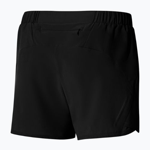 Pantaloncini da corsa da donna Mizuno Aero 4.5 nero