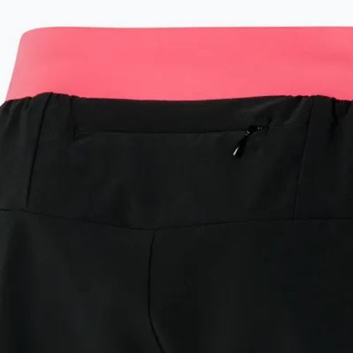 Pantaloncini da corsa da donna Mizuno Alpha 4.5 nero/corallo