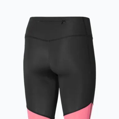 Leggings donna Mizuno Core Long Tight nero/sangria sunset