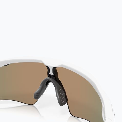 Occhiali da sole Oakley Radar EV Path bianco lucido/rubino Prizm