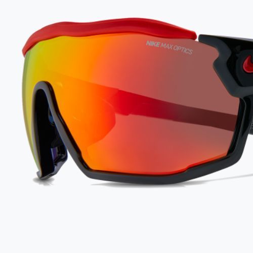 Occhiali da sole Nike Show X Rush nero/rosso a specchio