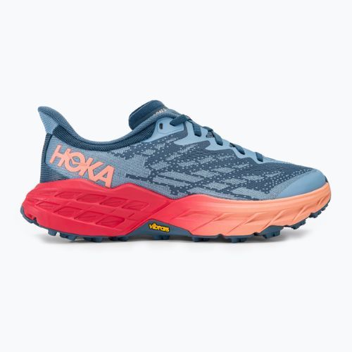 Scarpe da corsa da donna HOKA Speedgoat 5, vera alzavola/papaya
