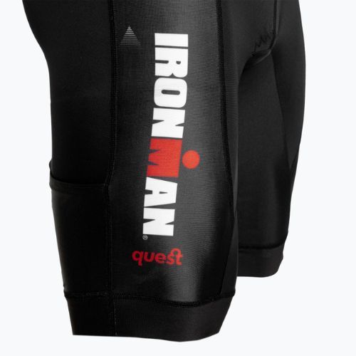 Tuta da triathlon da uomo Quest Iron Man nero