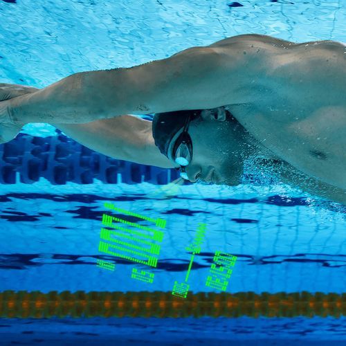 Occhiali da nuoto Holoswim Smart nero
