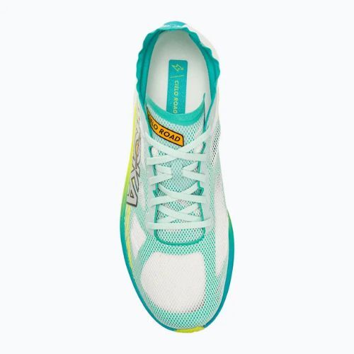 Scarpe da corsa HOKA Cielo Road bianco/ceramica