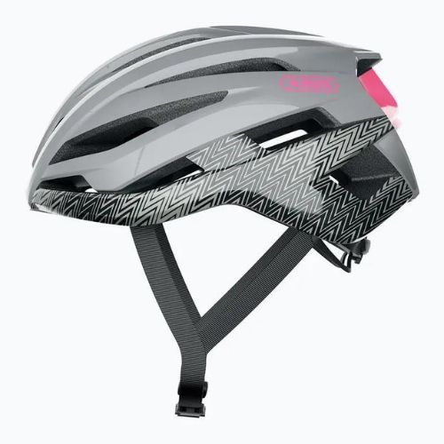 Casco da bici ABUS StormChaser grigio zig-zag