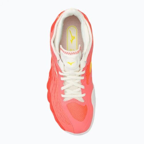 Scarpe da tennis da donna Mizuno Wave Enforce Tour CC candy coral/snow white/neon flame
