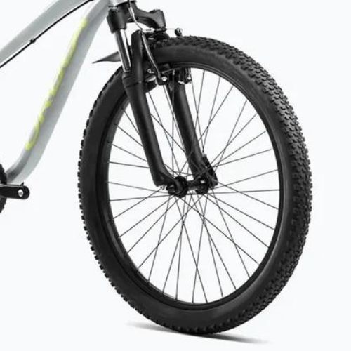 Bicicletta da bambino Orbea MX 24 XC 2024 argento/limone piccante