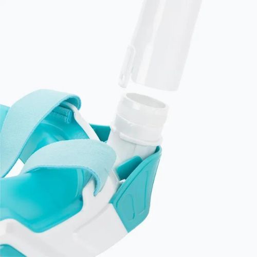 Maschera integrale per lo snorkeling AQUASTIC KAI turchese