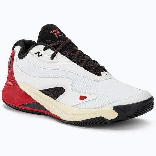 New Balance Kawhi 4 scarpe da basket bianche/rosse