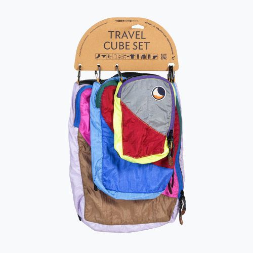 Set di cubi organizzatori da viaggio Ticket To The Moon 3 pezzi edizione unica
