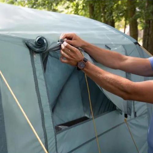Tenda da campeggio gonfiabile per 6 persone KADVA AIRcamp 6.33 verde