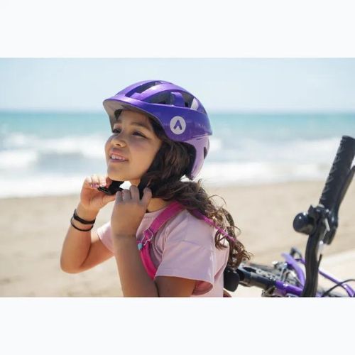 Casco da bicicletta per bambini ATTABO K200 viola