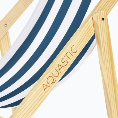 AQUASTIC Sedia da spiaggia Sunlito blu navy