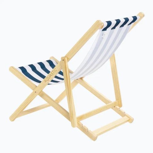 AQUASTIC Sedia da spiaggia Sunlito blu navy