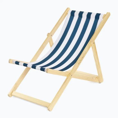 AQUASTIC Sedia da spiaggia Sunlito blu navy