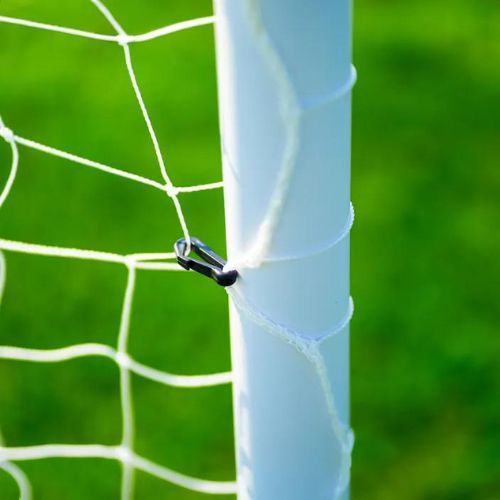 Porta da calcio OneTeam in PVC 244 x 150 cm bianco