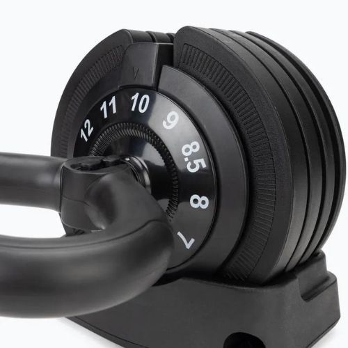 TREXO TXO-B4W004 Kettlebell regolabile da 12 kg nero