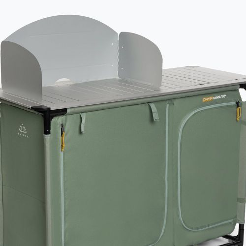 Armadio da cucina da campeggio KADVA CAMPcook 221 verde