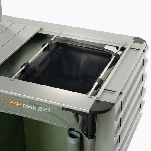 Armadio da cucina da campeggio KADVA CAMPcook 221 verde