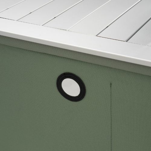 Armadio da cucina da campeggio KADVA CAMPcook 221 verde