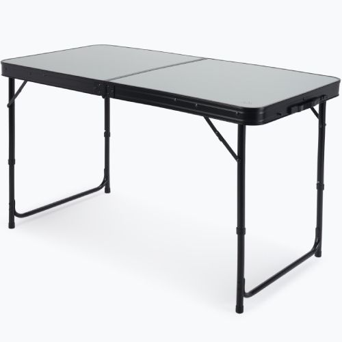 Tavolo da campeggio pieghevole + sedie KADVA CAMPtable set per 4-6 persone grigio