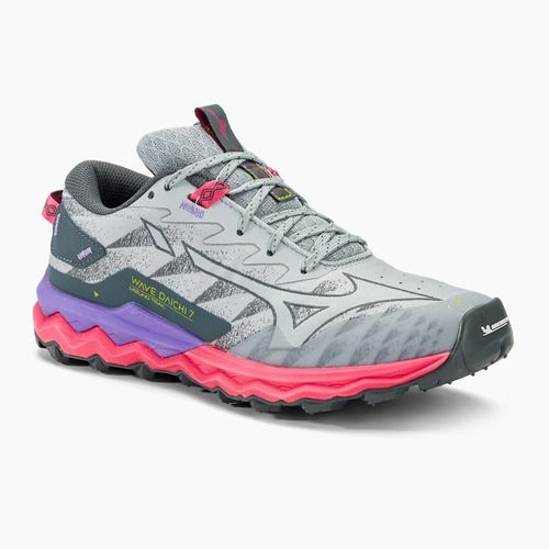 Scarpe da corsa da donna Mizuno Wave Daichi 7 pblue/h-vis pink/ppunch
