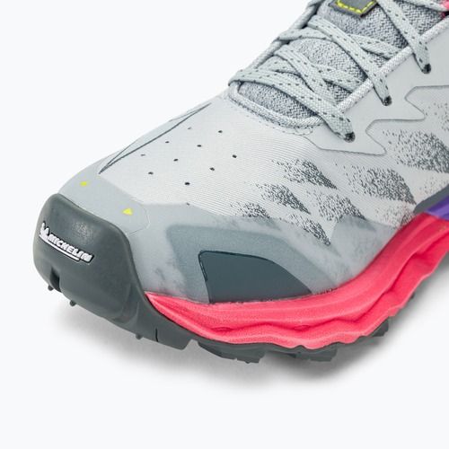 Scarpe da corsa da donna Mizuno Wave Daichi 7 pblue/h-vis pink/ppunch