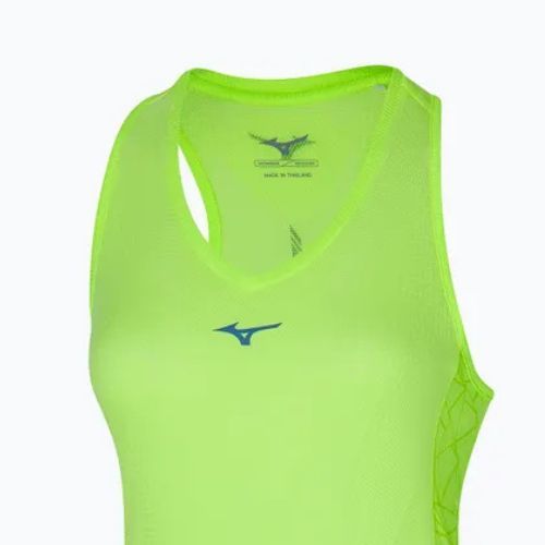 Canotta running donna Mizuno Aero Tank neolime
