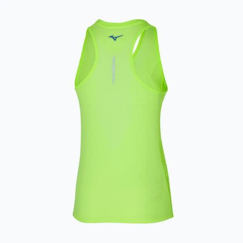 Canotta running donna Mizuno Aero Tank neolime