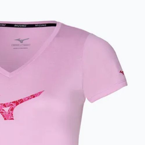 Maglietta da corsa da donna Mizuno Impulse Core RB Tee rosa lavanda