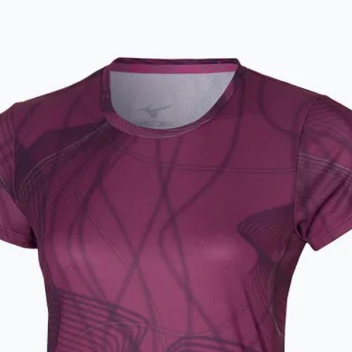 Maglietta da running da donna Mizuno Graphic Tee magenta haze
