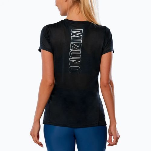 Maglietta da corsa da donna Mizuno Core Graphic Tee nero