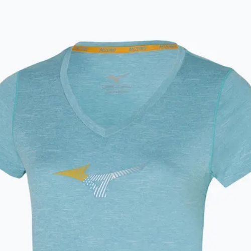 Maglietta da corsa da donna Mizuno Impusle Core RB Tee blu lattiginoso