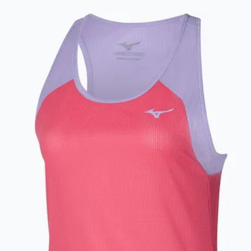 Canotta running donna Mizuno DryAeroFlow Tank sunkissed coral