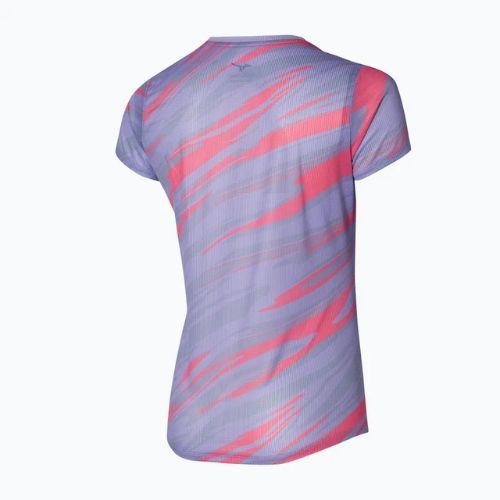 Maglietta da corsa da donna Mizuno DAF Graphic Tee lilla pastello